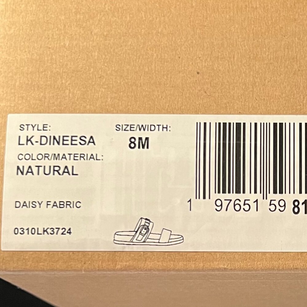 Lucky Brand Dineesa Studded Two Band Flat Sandals NIB Size 8 - Picture 7 of 7